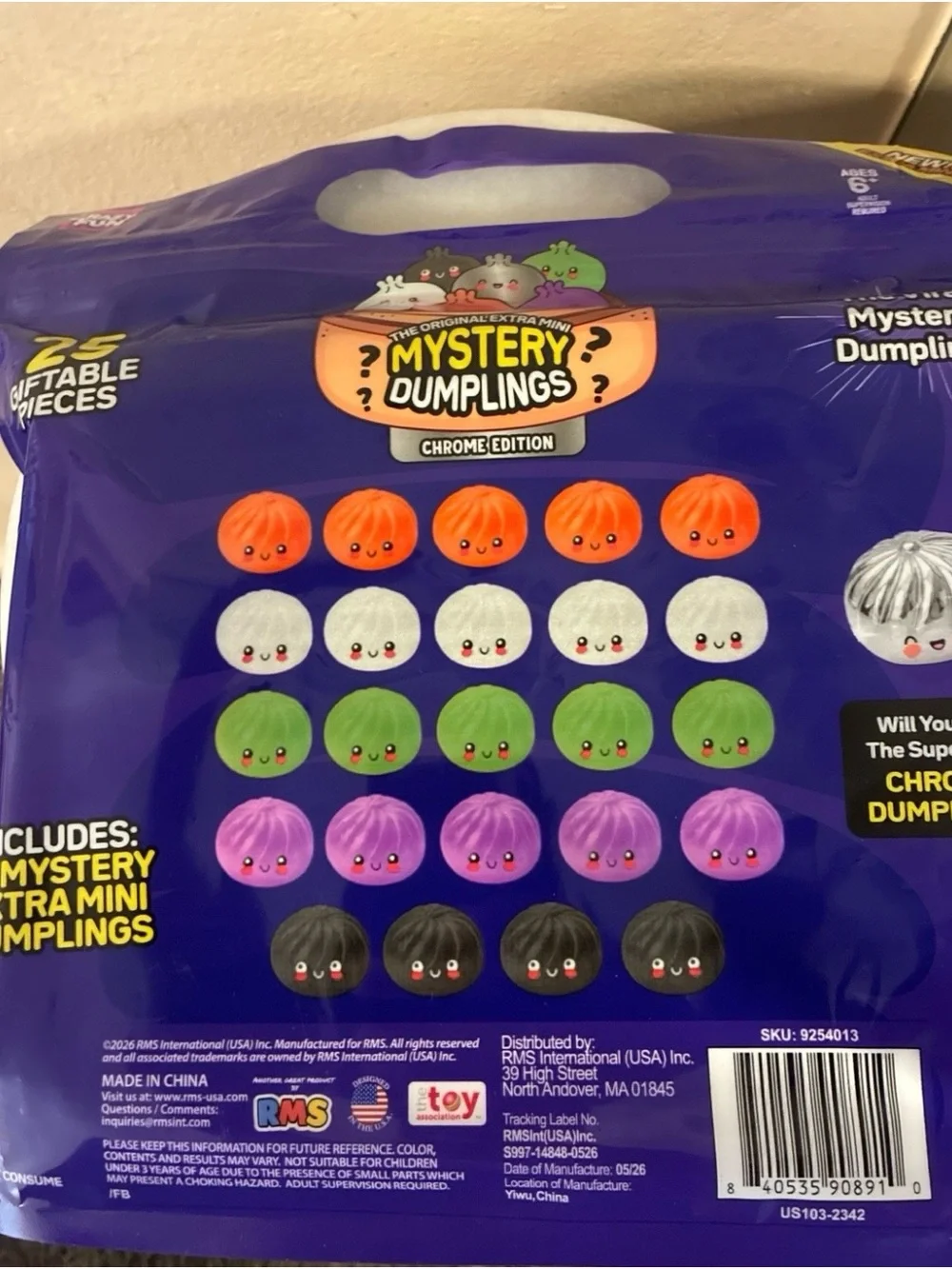 RMS Mini Halloween Mochis 32 count & Extra Mini Mystery Dumplings Chrome 25 coun